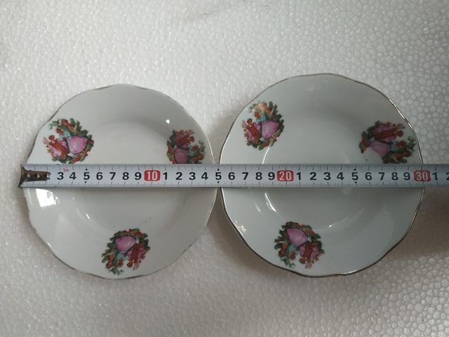 古玩陶瓷記憶中的，盤一對260拍賣，當前價格260元