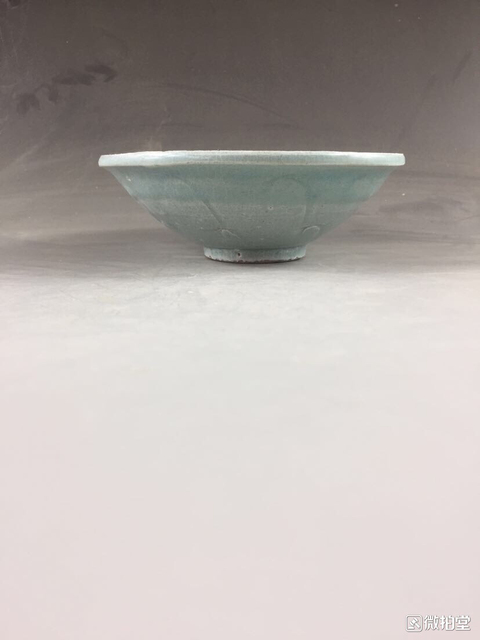 古玩陶瓷宋代真品湖田窯影青釉蓮花紋碗拍賣,當前價格2218元