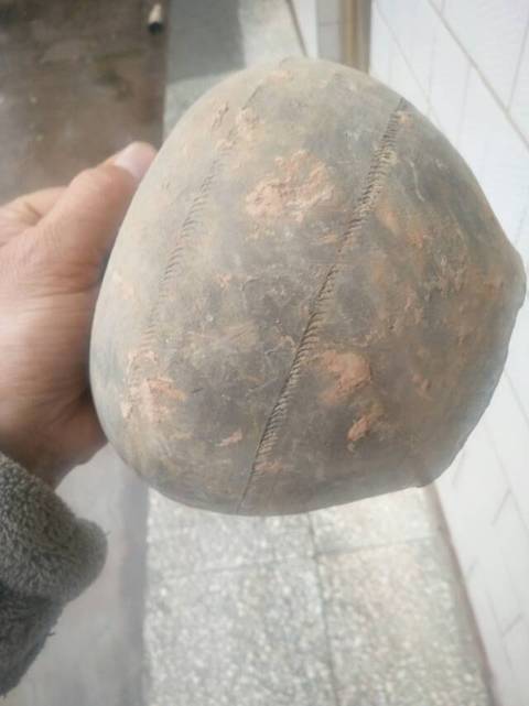 古玩陶瓷秦漢灰陶罐拍賣,當前價格666元
