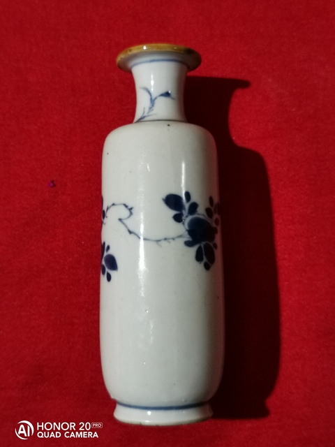 古玩陶瓷青花花卉紋棒槌瓶拍賣,當(dāng)前價格2888元