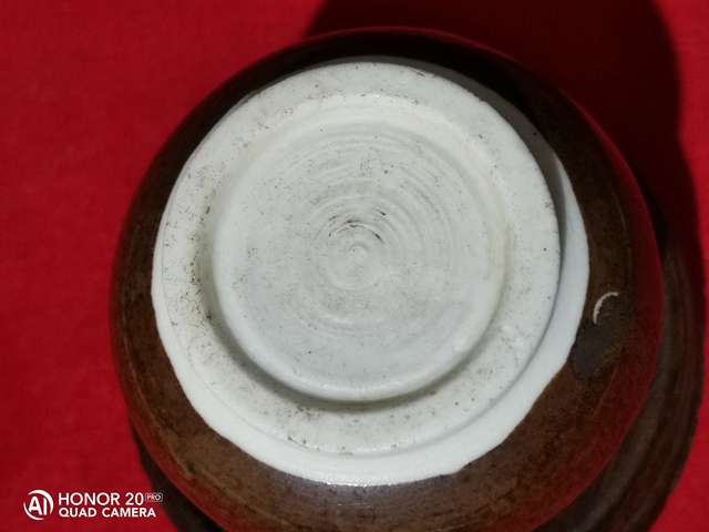 古玩陶瓷明.【小琴爐】醬釉雙系罐拍賣，當(dāng)前價(jià)格1500元