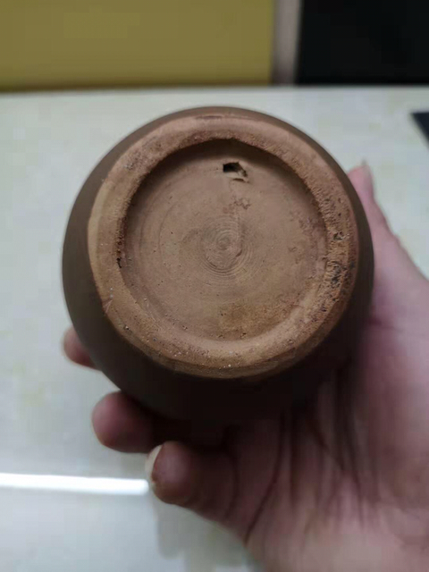 古玩陶瓷醬釉蓋罐拍賣，當前價格350元