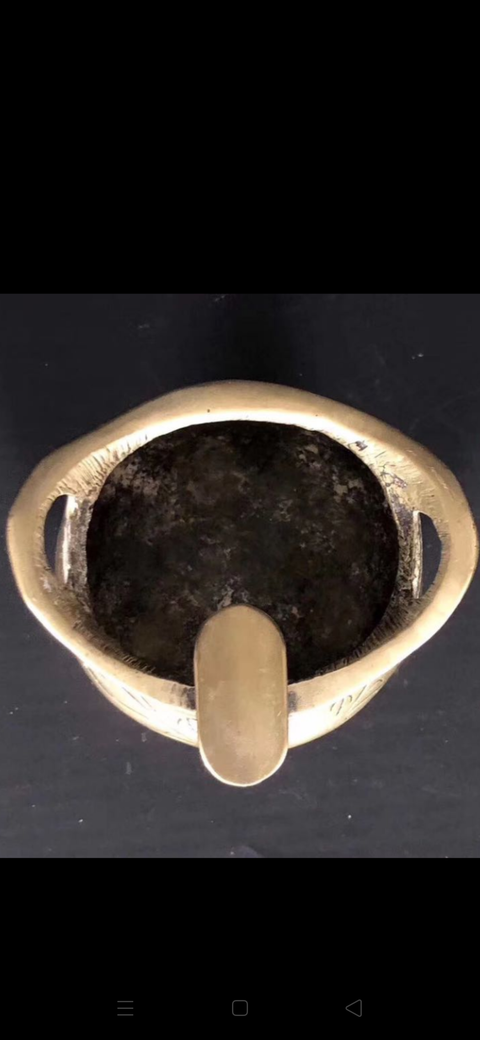 古玩銅器小琴爐,文房用品拍賣,當前價格780元