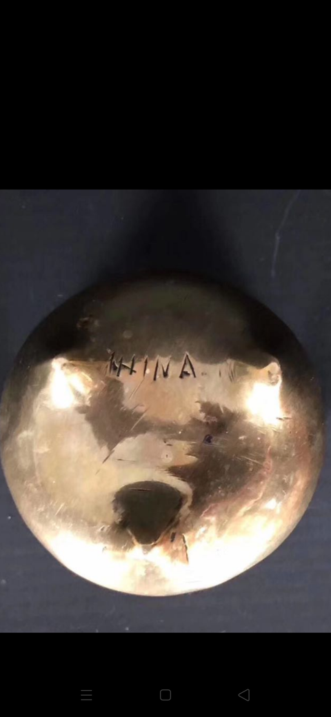 古玩銅器小琴爐,文房用品拍賣,當前價格780元