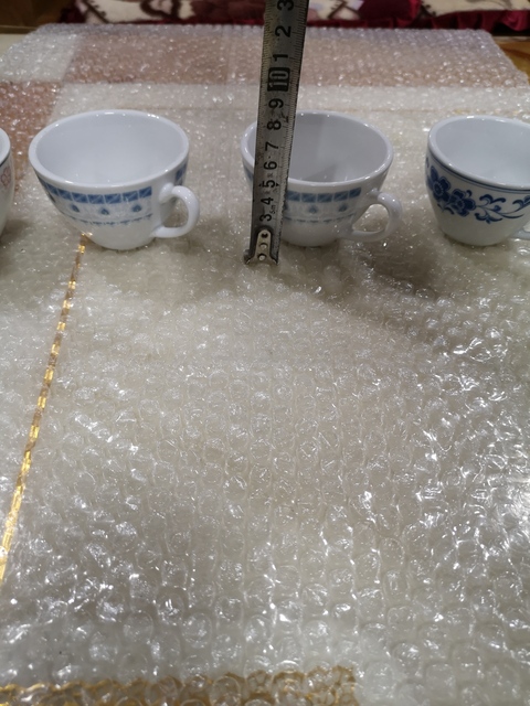 古玩陶瓷花卉紋青花杯拍賣,當前價格220元
