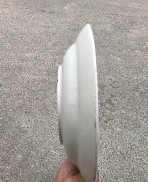 古玩陶瓷花卉紋貼花盤拍賣，當前價格480元