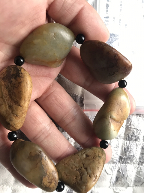 古玩玉器手鏈拍賣,當前價格180元