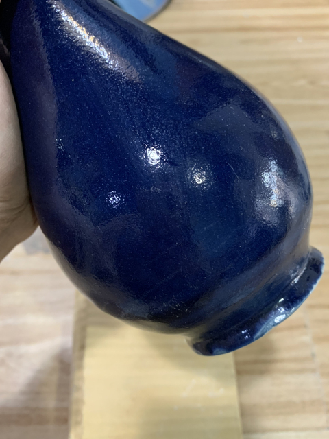 古玩陶瓷均藍釉瓶 類似的 不是圖片這只拍賣,當前價格269元