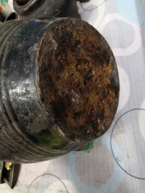 古玩陶瓷元明時期山西地區燒制黑釉罐拍賣，當前價格1200元