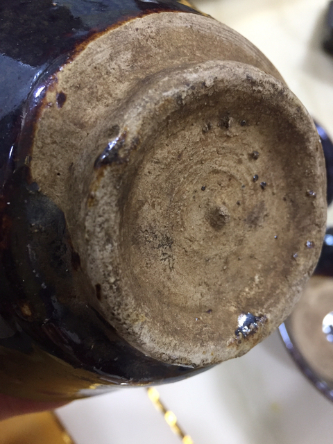 古玩陶瓷黑釉碗一組拍賣，當前價格260元