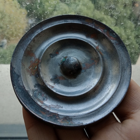 古玩銅器宋規矩鏡（喜歡私聊看細圖）拍賣，當前價格3800元