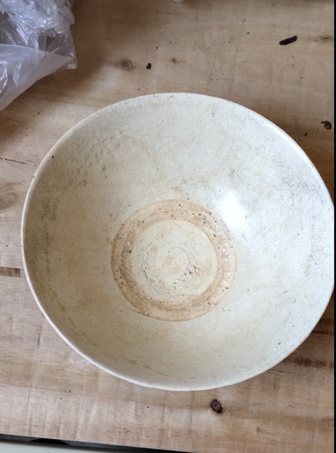 古玩陶瓷澀圈圈足碗拍賣,當前價格450元