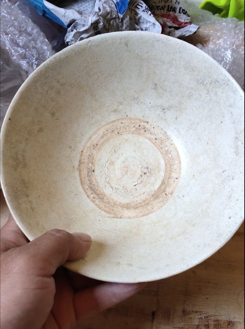 古玩陶瓷澀圈圈足碗拍賣,當前價格450元