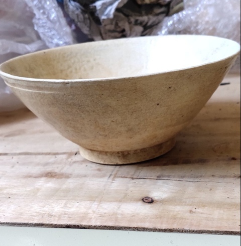 古玩陶瓷澀圈圈足碗拍賣,當前價格450元
