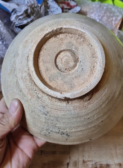 古玩陶瓷澀圈圈足碗拍賣,當前價格450元