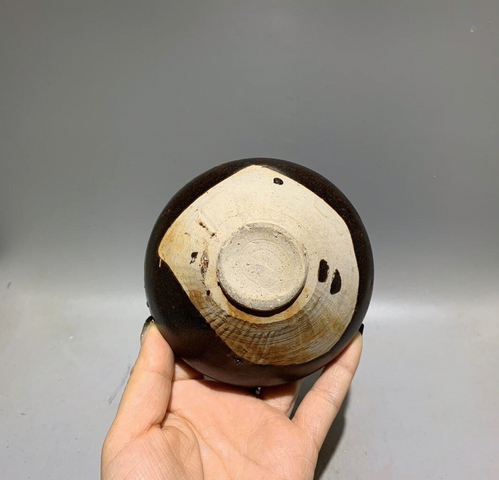 古玩陶瓷醬釉盞拍賣,當前價格999元
