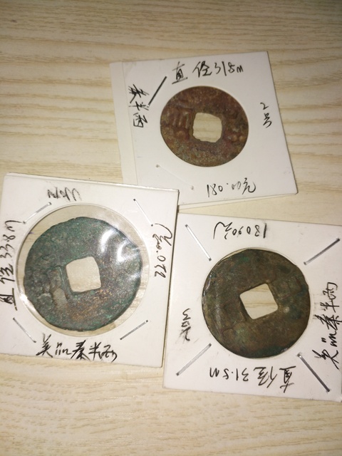 古玩錢幣秦半兩拍賣,當前價格358元