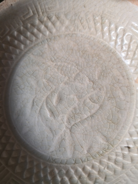 古玩陶瓷宋.影青芒口印花雙魚紋洗拍賣,當前價格6200元