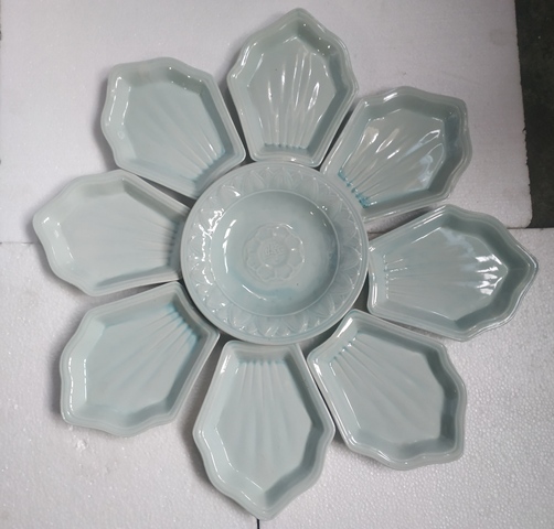 古玩陶瓷攢盤一套拍賣,當前價格180元