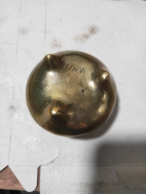 古玩銅器小琴爐,文房用品拍賣,當前價格780元