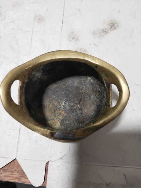 古玩銅器小琴爐,文房用品拍賣,當前價格780元