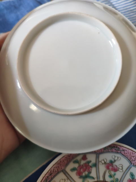 古玩陶瓷晚清粉彩盤拍賣,當前價格1999元
