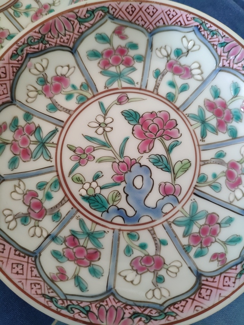 古玩陶瓷晚清粉彩盤拍賣,當前價格1999元