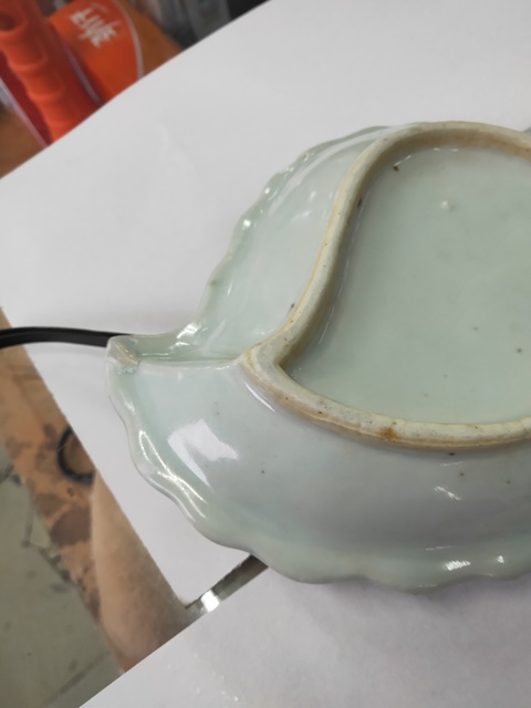 古玩陶瓷樓臺(tái)亭閣山水紋青花盤拍賣，當(dāng)前價(jià)格820元