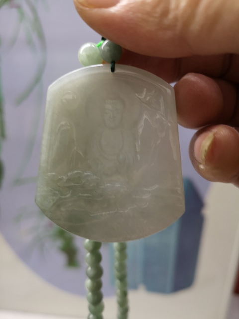 古玩玉器觀音牌子拍賣,當前價格850元