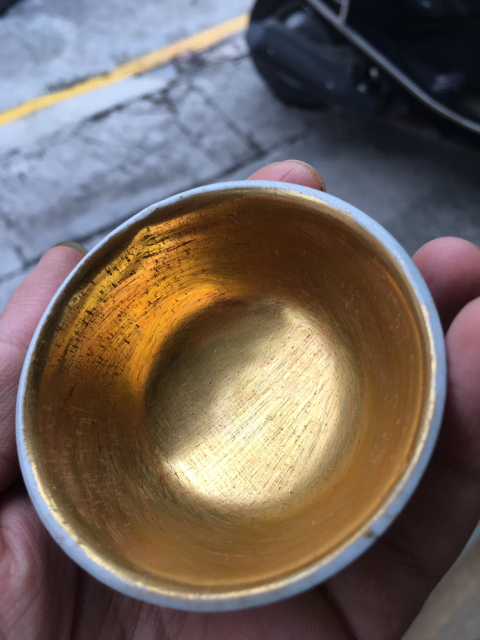 古玩陶瓷青花喜子杯拍賣，當前價格6800元