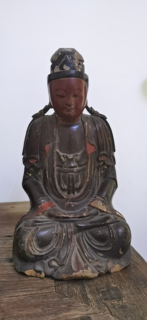 古玩雜項叉手觀音像拍賣，當前價格48000元