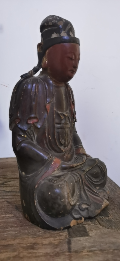 古玩雜項叉手觀音像拍賣，當前價格48000元