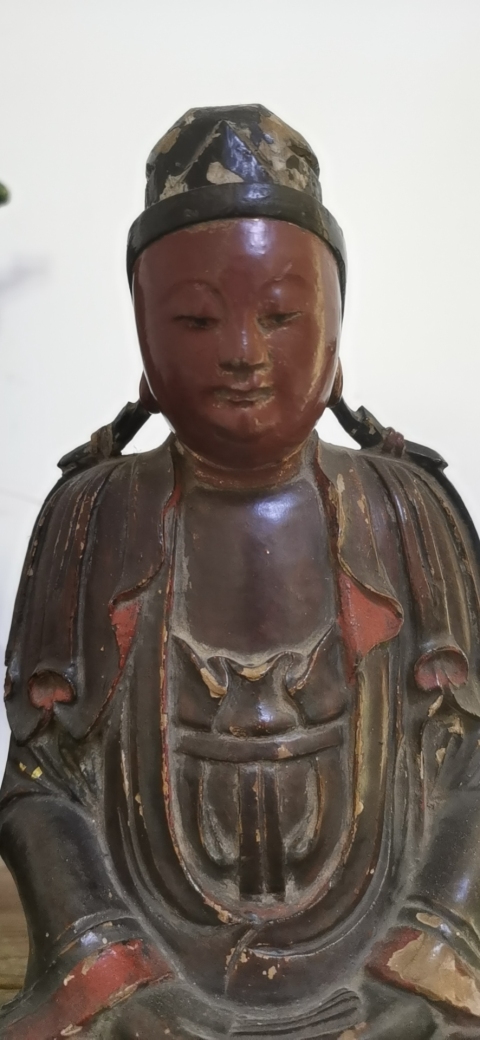 古玩雜項叉手觀音像拍賣，當前價格48000元