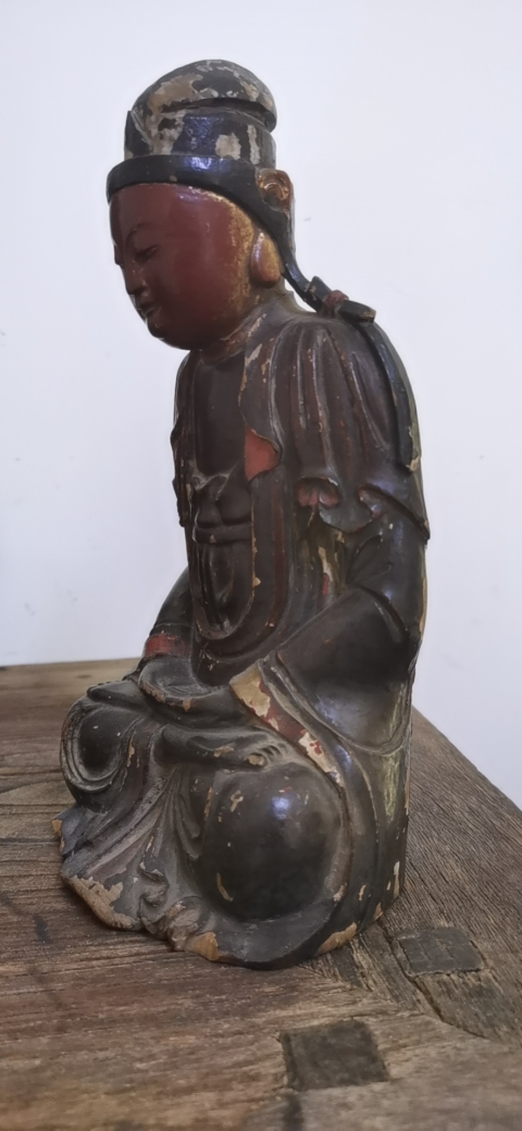 古玩雜項叉手觀音像拍賣，當前價格48000元