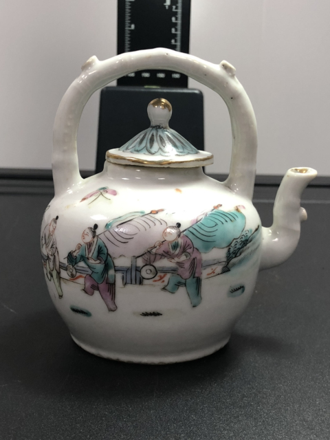 古玩陶瓷粉彩壺拍賣，當前價格6800元