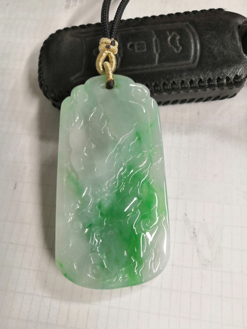 古玩玉器菩薩牌子拍賣，當前價格9600元