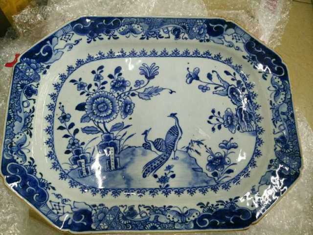 古玩陶瓷青花盤拍賣，當前價格8000元