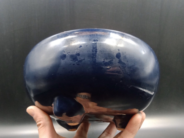 古玩陶瓷藍釉三足爐拍賣，當前價格6000元