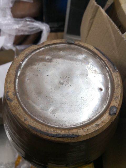 古玩陶瓷醬釉瓶拍賣，當前價格17000元