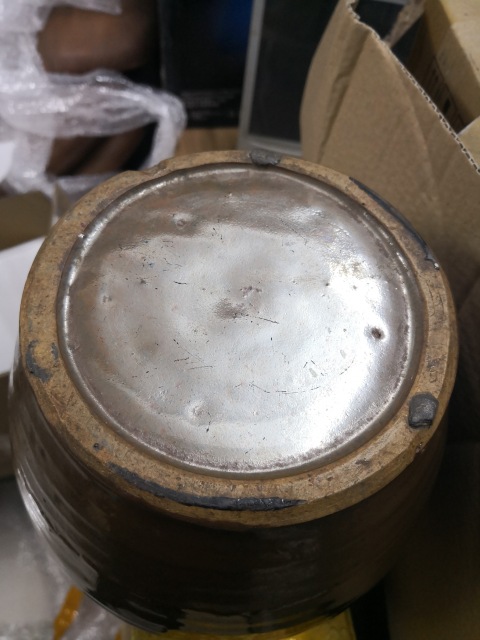 古玩陶瓷醬釉瓶拍賣，當前價格17000元