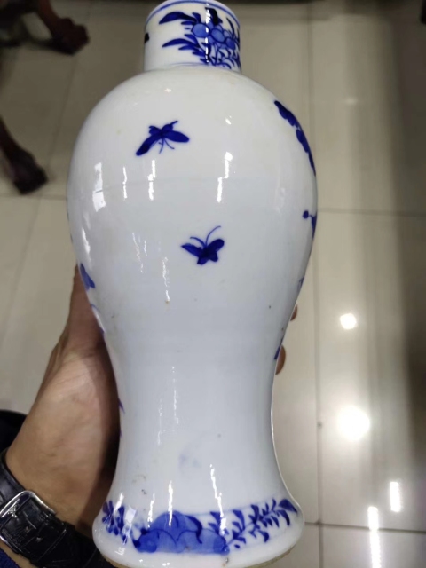 古玩陶瓷青花花鳥紋瓶拍賣，當前價格8800元