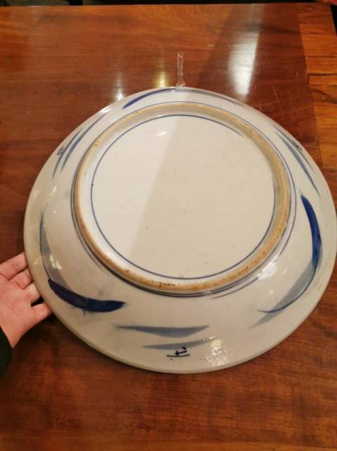 古玩陶瓷青花盤拍賣，當前價格15800元