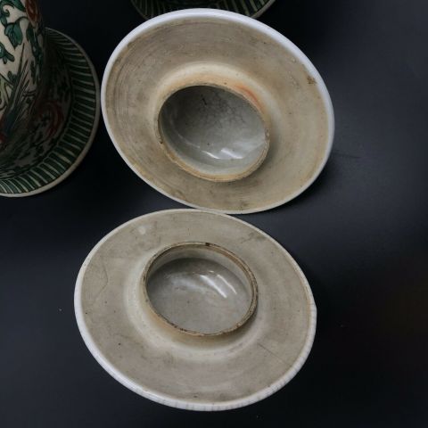 古玩陶瓷哥釉五彩雙鳳牡丹花卉紋將軍罐拍賣，當前價格33800元