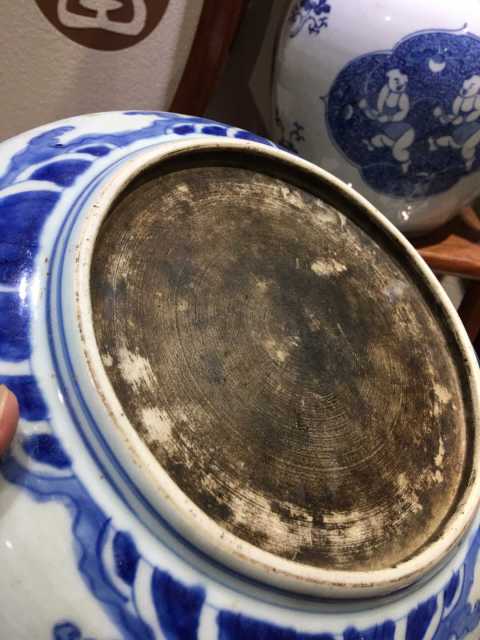 古玩陶瓷青花龍馬盤拍賣，當前價格18800元