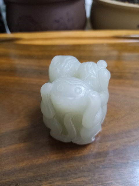 古玩玉器金蟾拍賣，當前價格18800元