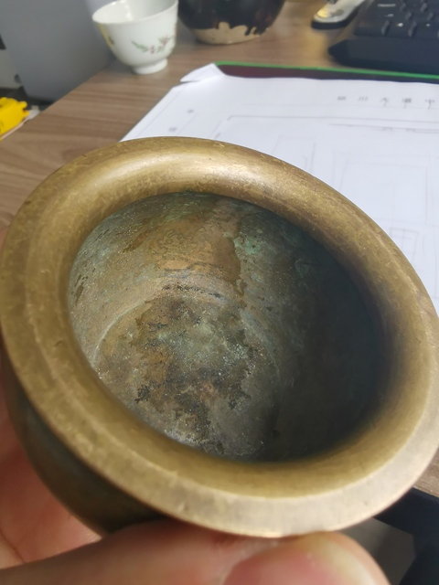 古玩銅器民國缶式爐拍賣，當前價格7000元