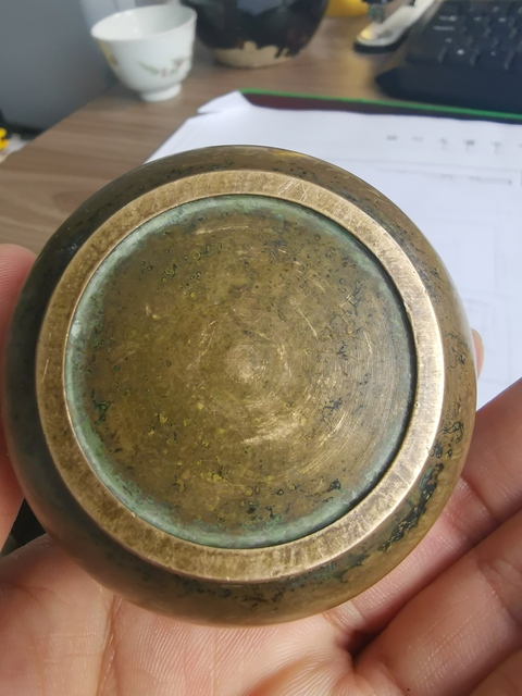 古玩銅器民國缶式爐拍賣，當前價格7000元