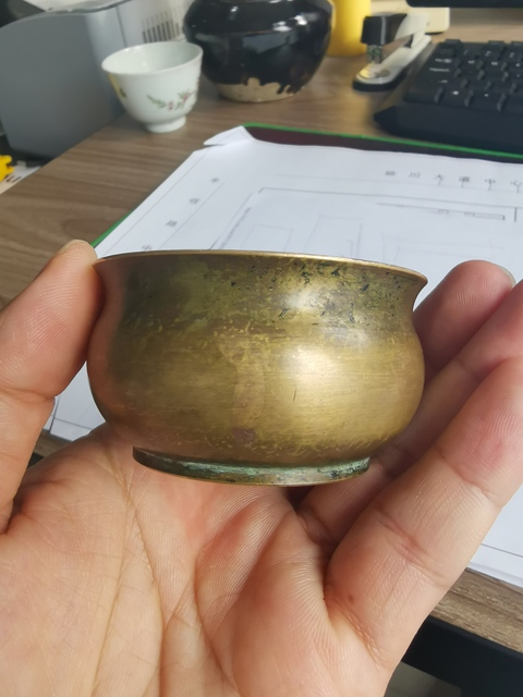 古玩銅器民國缶式爐拍賣，當前價格7000元