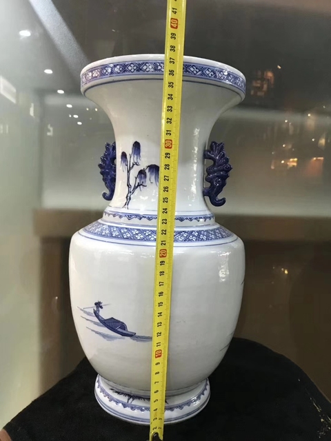 古玩陶瓷青花瓶拍賣，當前價格19000元
