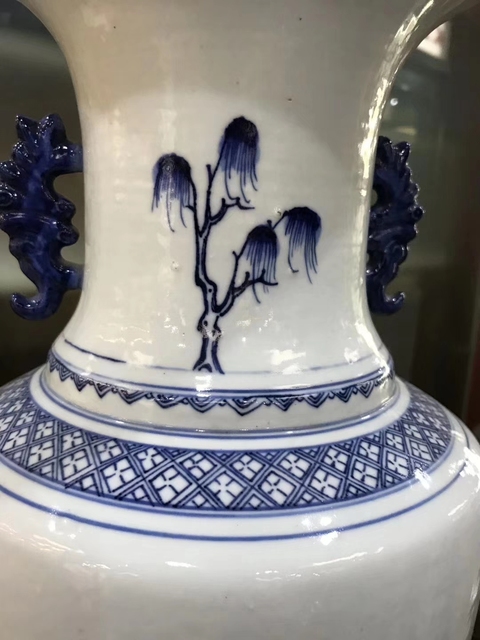 古玩陶瓷青花瓶拍賣，當前價格19000元